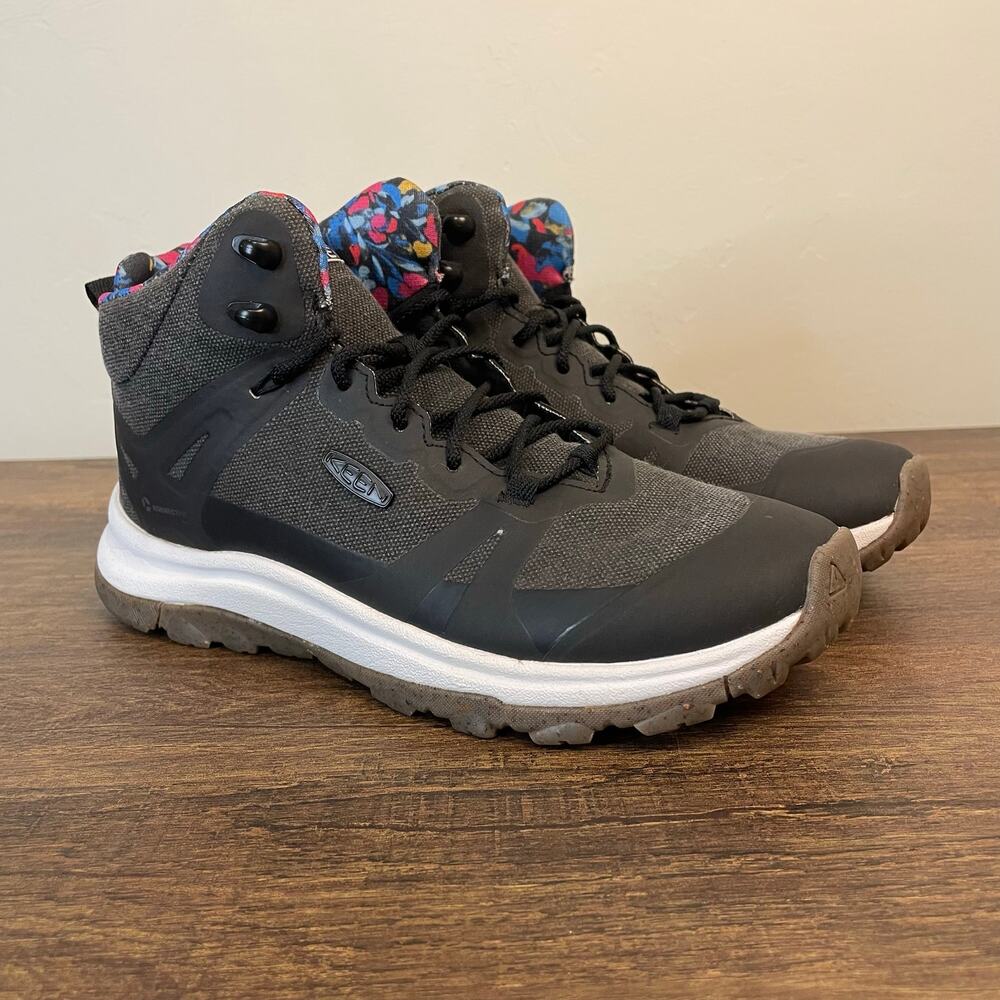 KEEN Terradora Waterproof Hiking Boots Womens 6.5 Gray Trail Outdoor Shoes